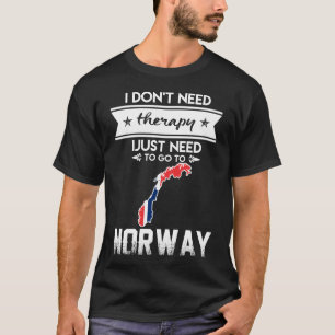 Camiseta apenas necessidade de ir a Noruega