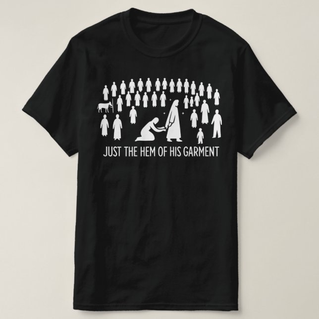 Camiseta Apenas o Hem do Seu Vício | As mulheres tocam Jesu (Frente do Design)
