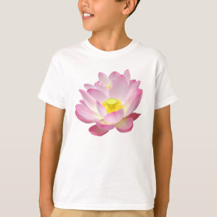 Camiseta Apenas o Lotus Blossom + o seu texto e ideias