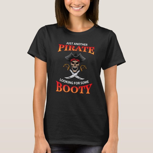 Camiseta Apenas Outro Pirata Procurando Algum Pirata De Boo (Frente)