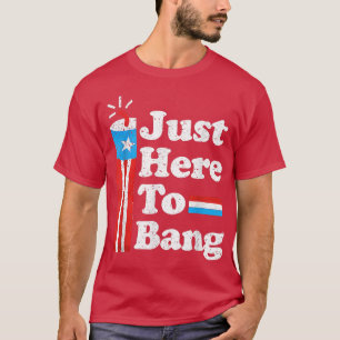 Camiseta Apenas para Bang USA Flag Independence Day 4th of