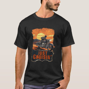 Camiseta Apenas passeio2019 Viagem de motocicleta clássica