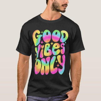 Camiseta Apenas Paz Amor 60s 70s Tie Dye Groovy Hippie