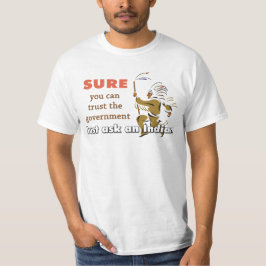 Camiseta Apenas pergunte a um indiano