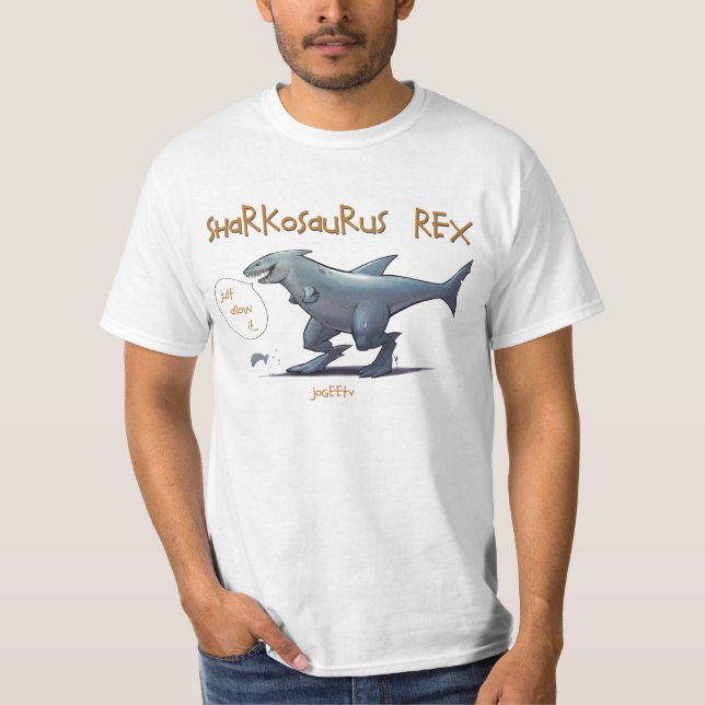 Camiseta "apenas permita-lhe" o T do valor de REX de (Frente)