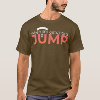 Camiseta Apenas pule e Skydive