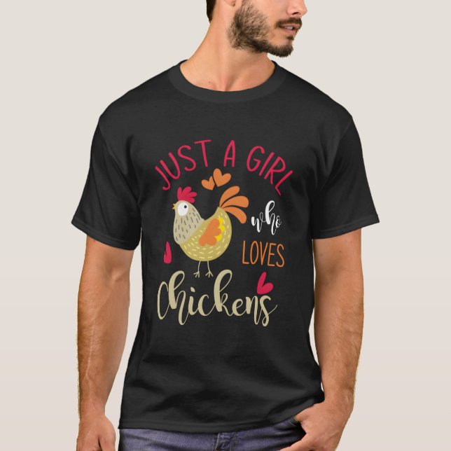 Camiseta Apenas Quem Ama Galinhas (Frente)