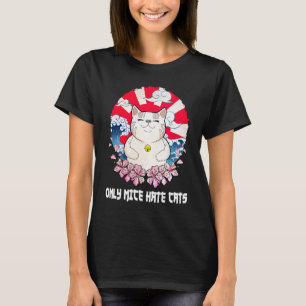 Camiseta Apenas Ratos Odeiam Gatos Frases Gato Citações Gat