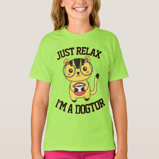 Camiseta Apenas relaxe, sou um dogtor