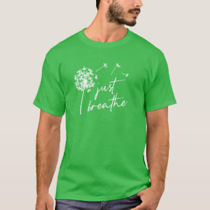 Camiseta Apenas Respire Motivacional Inspirador Ioga Relaxa