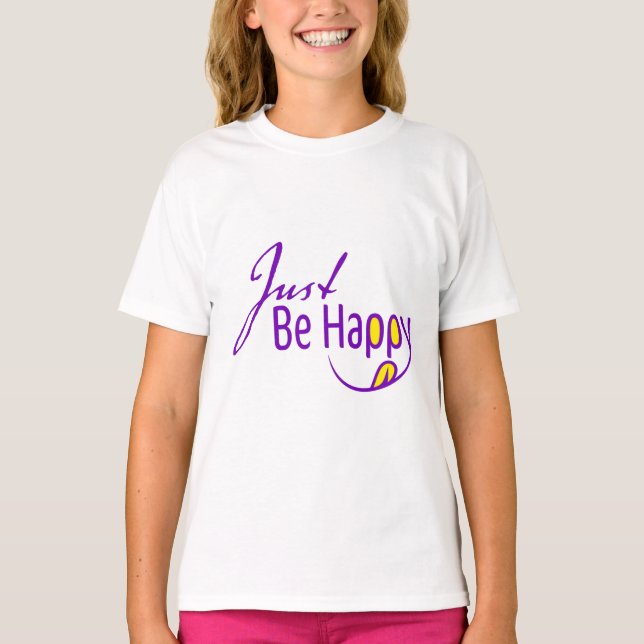 Camiseta Apenas Seja Feliz (Frente)