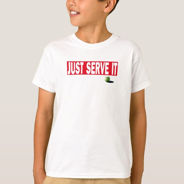 CAMISETA APENAS SERVIR-LO TSHIRT DO TÊNIS (Frente)