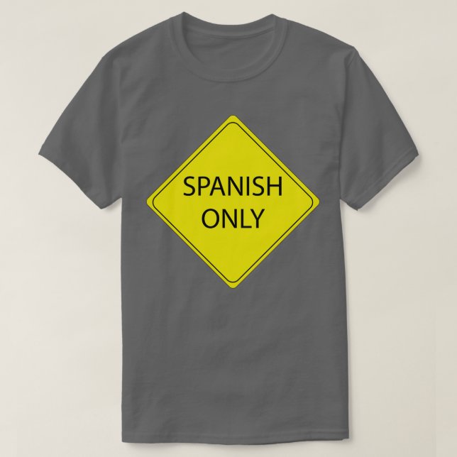 Camiseta Apenas Sinal Espanhol (Frente do Design)