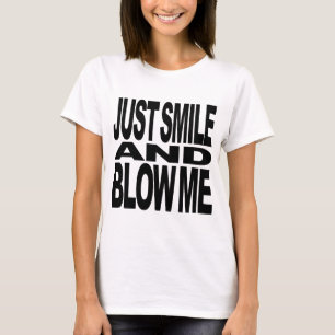 Camiseta Apenas sorria e funda-me