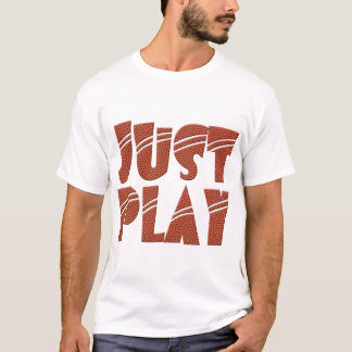Camiseta APENAS t-shirt do JOGO com textura do basquetebol