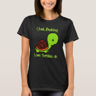 Camiseta Apenas Tartaruga De Amor Ok Aniversário Gif