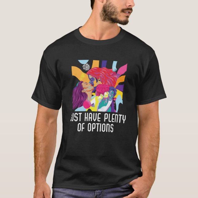 Camiseta Apenas Tenha Várias Opções Orgulho Bissexual Bisex (Frente)