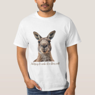 Camiseta Apenas tentando fazê-lo neste mundo