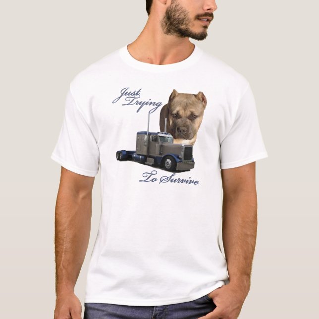 Camiseta Apenas tentando sobreviver (Frente)