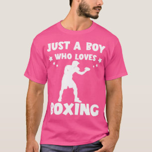 Camiseta Apenas Um Boxer Menino Boxando Luvas Kickboxer Ki