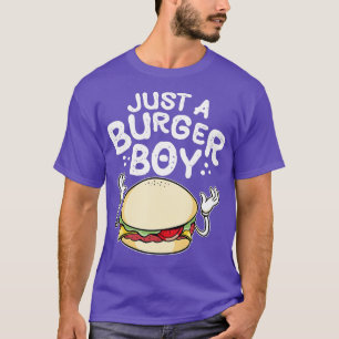 Camiseta Apenas um Burger Boy Hamburger Women and Cheesebur