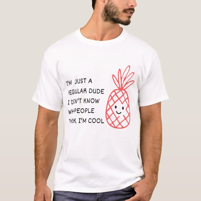 Camiseta Apenas um Cara Normal (Frente)