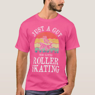 Camiseta Apenas um cara que ama patinação sobre rodas