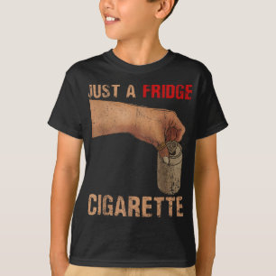 Camiseta Apenas Um Cigarro De Fenda Apenas Um Cigarro De Fr