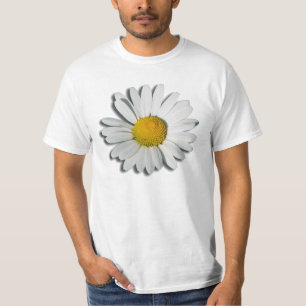 Camiseta Apenas um Flor Marguerite + seu texto e suas ideia
