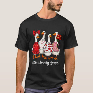 Camiseta Apenas Um Ganso Adorável Ganso Bonito Tolo Dia dos