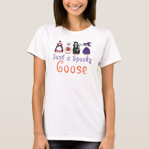 Camiseta Apenas um ganso assustador, ganso Dia de as Bruxas
