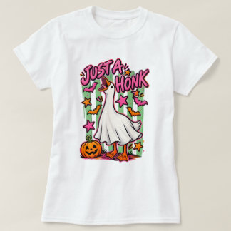 Camiseta Apenas Um Ganso Engraçado De Halloween