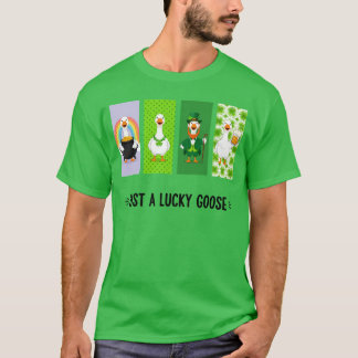 Camiseta apenas um ganso sortudo Feliz Dia de São Patrício