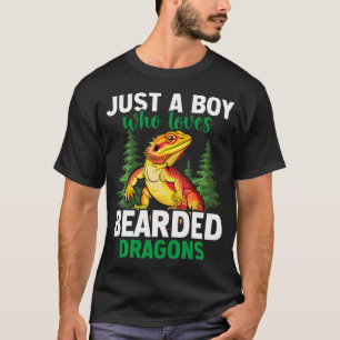 Camiseta Apenas um garoto que ama dragões barbudos