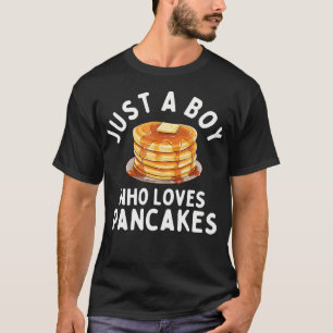 Camiseta Apenas um garoto que ama panquecas - Amante de Pan