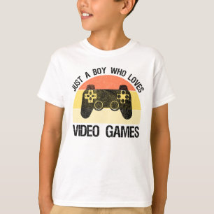 Camiseta Apenas um garoto que ama videogames