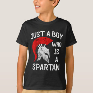 Camiseta Apenas Um Garoto Que É Um Spartacus Spartacus Cust