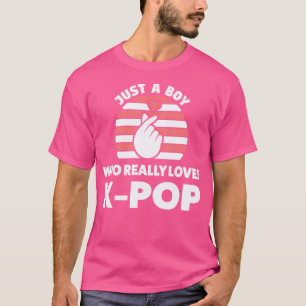Camiseta Apenas um garoto que realmente ama o K-Pop Coreia