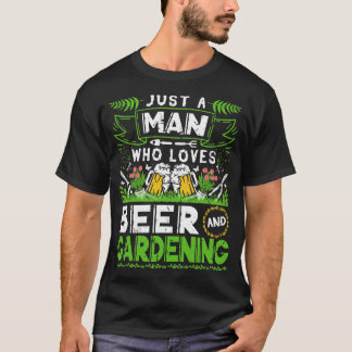 Camiseta Apenas Um Homem Que Ama O Jardineiro Engraçado De