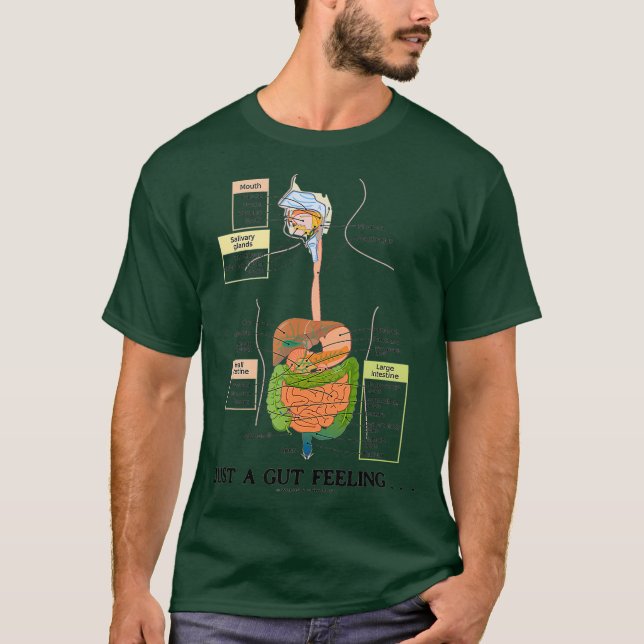 Camiseta Apenas Um Humor Digestivo Com Sentimento De Ventre (Frente)