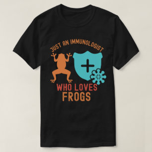 Camiseta Apenas um Imunologista que Ama Rãs