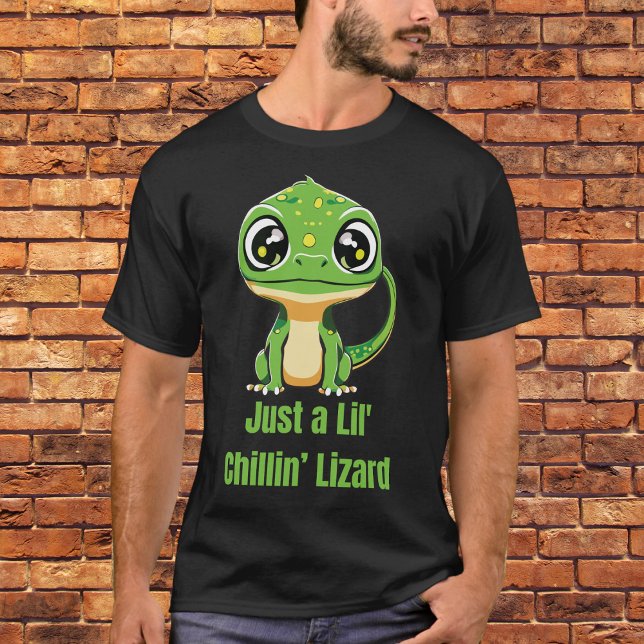 Camiseta Apenas um Lil' Chillin' Lizard (Criador carregado)