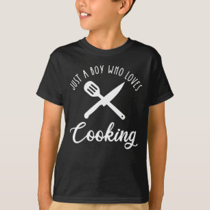 Camiseta Apenas Um Menino Que Adora Cozinhar