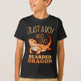 Camiseta Apenas Um Menino Que Adora Dragão Com Carapaça