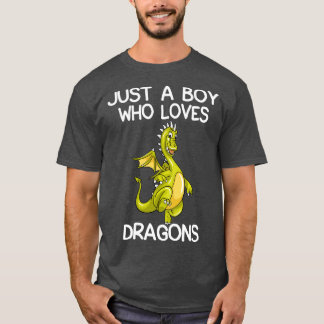 Camiseta Apenas Um Menino Que Adora Dragões