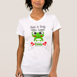 Camiseta Apenas Um Menino Que Adora Sapos | Sapo mais próxi
