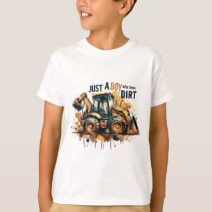 Camiseta Apenas Um Menino Que Ama A Sujeira
