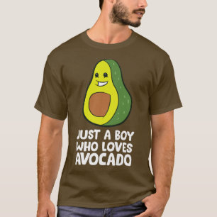 Camiseta Apenas um menino que ama abacates