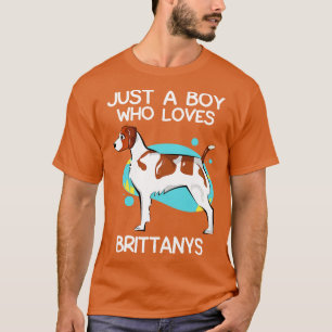 Camiseta Apenas Um Menino Que Ama Brittanys