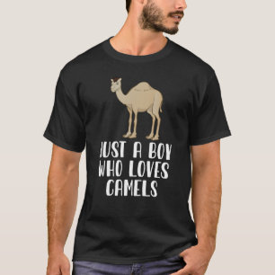 Camiseta Apenas Um Menino Que Ama Camelos